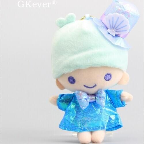 13 cm Anime Girl Princess Plush Toys Doll Peluche Cute Kawaii Blue Girl Stuffed Toys Cartoon Anime Dolls Women Kids Gift