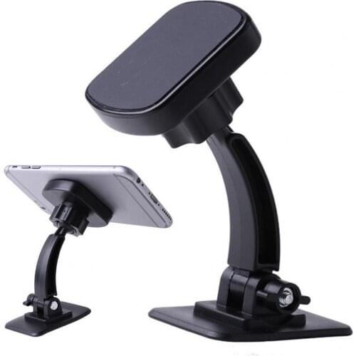 Adjustable Mini Magnetic Car Center Console Front Glass Desk Mobile Phone Holder Bracket