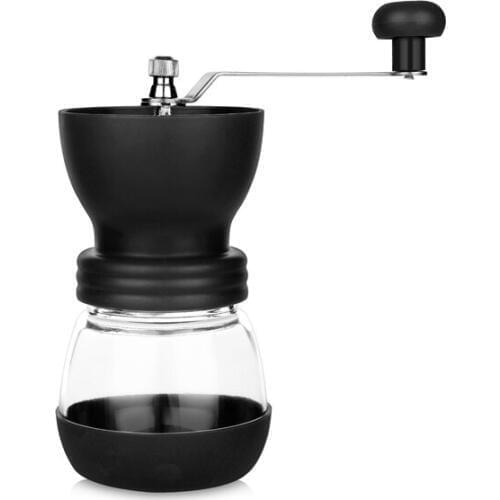 Manual coffee bean grinder Hand-operated bean grinder Homeuse small Water washing Adjustable Ceramic grinding core Hand grinder