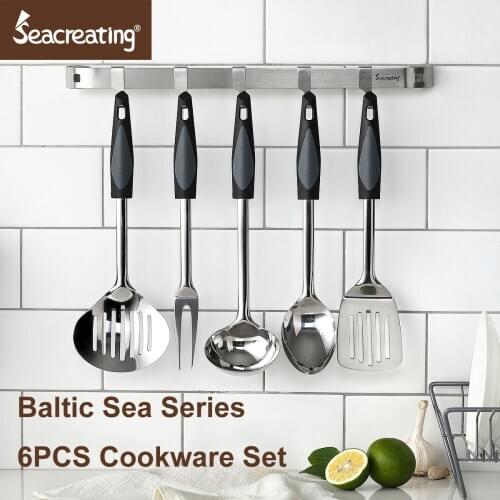 Seacreating Stainless Steel Kitchen Utensils Sets
