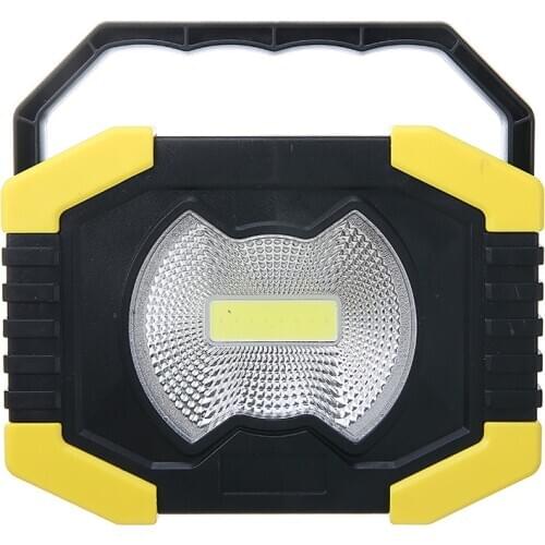 20W Solar COB LED Lamp USB Rechargeable Outdoor Camping Work Flood Light For Hunting Camping Working Light Lighting