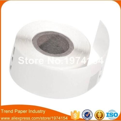 400x Rolls Dymo Compatible 30254 labels - 1-1/8" x 3-1/2" Translucent Address Labels etiquetas