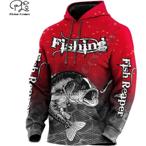 PLstar Cosmos Fishing Hooked 3D Printed Hoodies Casual Men/Women Zipper Hooded Beautiful Unisex Brand Streetwear Apparel F19