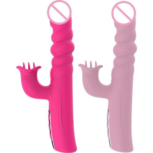 Sucker Vibrator G-Spot Dildo Tongue Clitoris Stimulator Female Vagina Clit Sucking USB Charger Masturbator Sex Toys for Woman