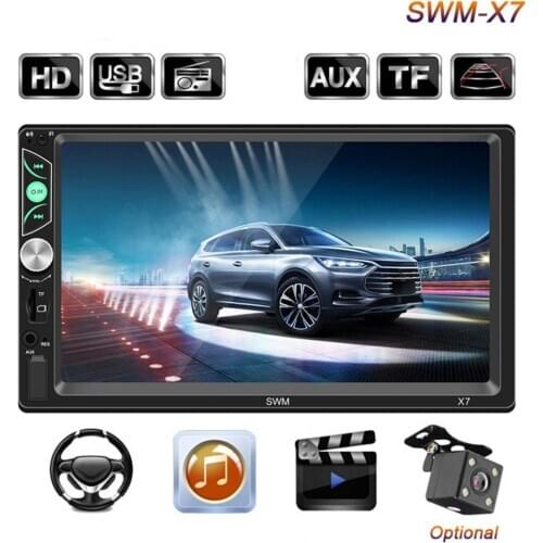 X7 7-inch Screen Car Bluetooth MP5 High Definition Video Audio Player Radio Carplay Car MP5 Player Car Interior Accessories