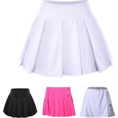 Womens Tennis Skorts , Female Tennis Skirt Within Shorts , Girls Badminton Pantskirt Wear Skirts , Women Pleated Sport Pants