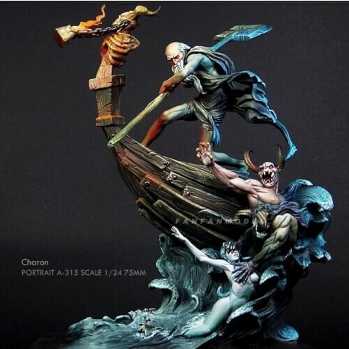 1/24 Resin model kits figure self-assembled A-315