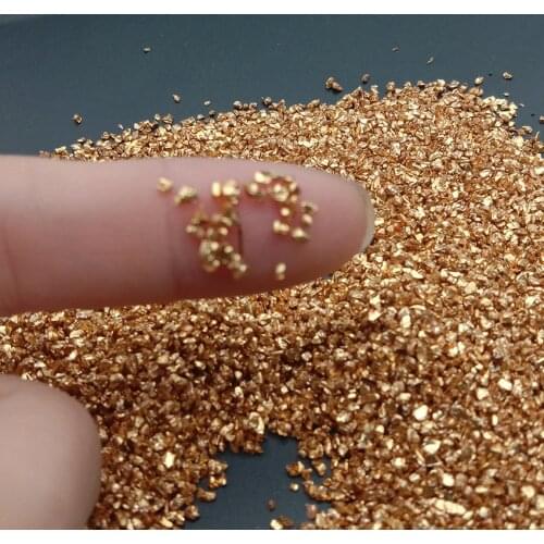 50g/Bag Gold Color Nails Accessories Shiny Irregular Shape Glass Gravel 10 Colors Nail Stones Rhinestone Decoration
