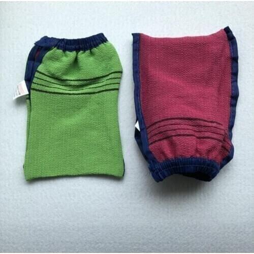 50 pcs/lot korea hammam scrub mitt magic peeling glove exfoliating tan removal mitt