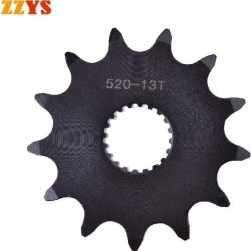 520 13T Front Sprocket Gear Wheel For Yamaha YZ125 YZ250 YZ250F WR250 WR250F Enduro Off Road Version WR250R WR250X YZ 125 WR 250