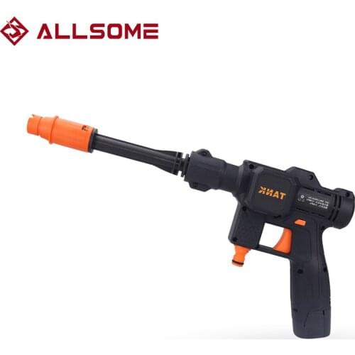 ALLSOME 16.8/21V Lithium Battery Cordless Electric High Pressure Car WasherPortable Foam Generator Set Garden tools