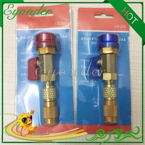 Car Air Conditioning AC A/CAir Conditioner R134A Valve Core Quick Remover Installer High Low Pressure Removing Installing Tool