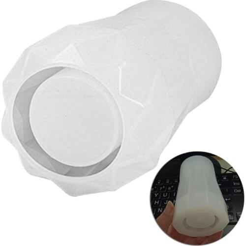 652F Vase Crystal Epoxy Resin Mold Flowerpot Plant Pot Silicone Mould DIY Crafts Home Decorations Casting Tool