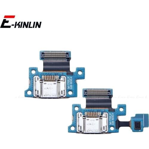 USB Charging Port Dock Plug Connector Charger Board Mic Microphone Flex Cable For Samsung Galaxy Tab S T700 T705 T710 T715 T800
