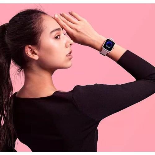 Global Version Rogbid Rowatch 1 Bip U Pro GPS Smart Watch Color Screen 31g 5 ATM Water-resistance 20+ Sports Mode for Android11