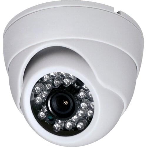 HD Cmos 3.6mm CCTV Home Security white IR Color night video Dome Camera 1200TVL