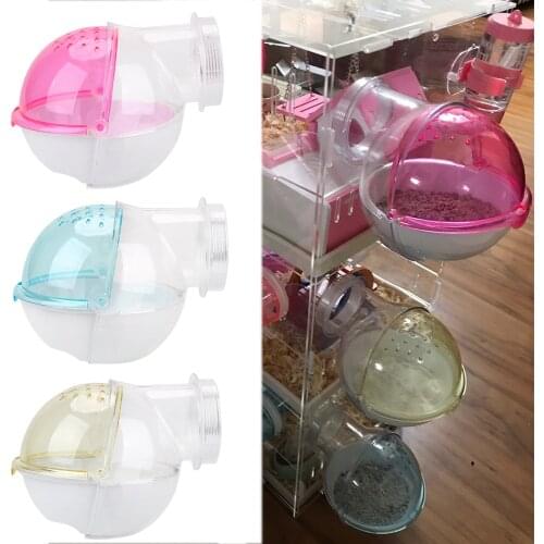 Bathroom Cage Box Small Animals Toilet For Hamster Mouse Pet Hamster Small Animal Bath Sand Room House Pets Hamster Mouse