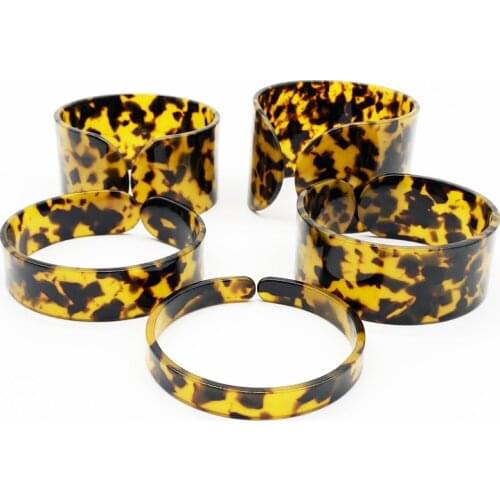 Beautiful Women Tortoiseshll Bracelet Bangle Suit for Large Wrist Wider Ladies Adult Hawaii Pacific Islands Jewelry