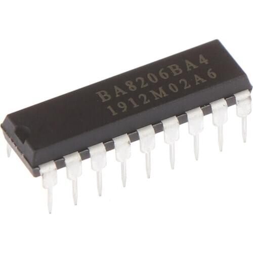 1Pcs BA8206BA4 BA8206 Fan Control Chip 18 Pin DIP-18