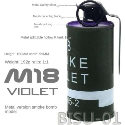 The outdoor Cosplay item model does not have a functional metal version of the M18 purple