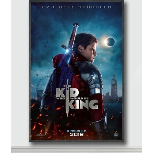 NJ286 The Kid Who Would Be King Movie 2 Silk Posters and Prints wall art Art Poster Home Decor