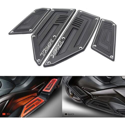 Footrest Pedal Motorcycle Front & Rear Motorbike Footboard Steps Foot Plate for Yamaha TMax530 T Max TMax 530 2012 2013 14 15 16