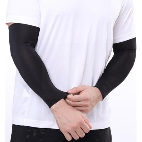 Sports Cycling Cuff Ice Cool Printed Summer Thin Arm Silk Sunscreen Gloves Ice Fishing Guard Biker Arm Longsleeve Sleeve Dr F2F9