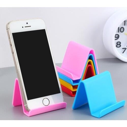Universal Candy Mobile Phone Holder Desktop Stand Table Mini Portable Desk Cell Phone Holder For iPhone12 11 Xiaomi Tablet Stand