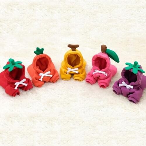 Winter Dog Cat Hoodie Cute Fruit Pet Costume for Small Dogs Cats Puppy Yorkies Poodle Sweatshirt Dog Clothes Mascotas Costumes