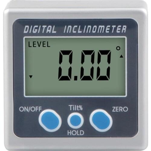 1PC Magnetic Base Digital Protractor Angle Gauge Finder Inclinometer Bevel Box Meter Small Electronic Protractor Measuring Tool