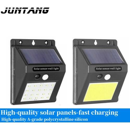 1pcs Solar lamp wall lamp LED body induction lamp garden wall lamp garden outdoor waterproof wall lighting street lamp