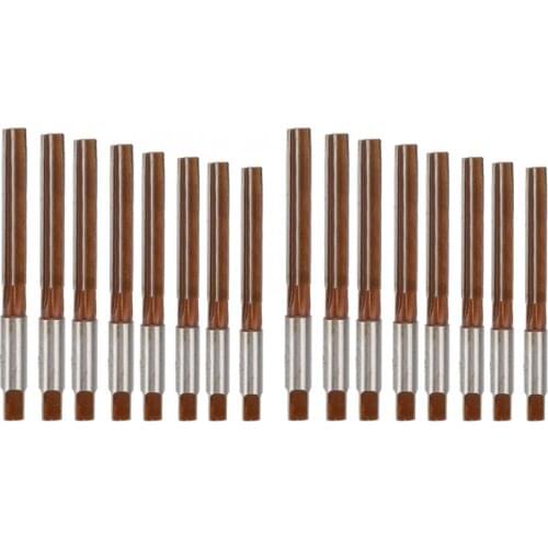 2Pcs Hand Reamer American System Straight Shank Conical Reamer For Boring Processing