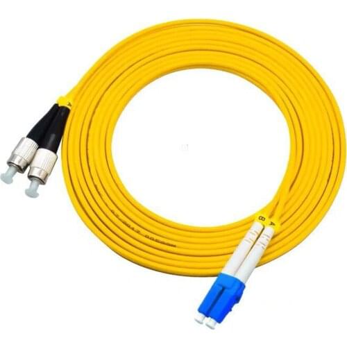 5pcs/LOT 3M FC-LC Patch Cord Duplex 2.0MM 3.0MM Simplex Mode Optic Fiber Cable UPC FC-LC