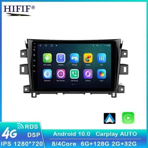 Car Auto Radio 9" Android 10 Multimedia Player For 2011 - 2015 2016 Nissan NAVARA Frontier NP300 GPS Navigation with WIFI