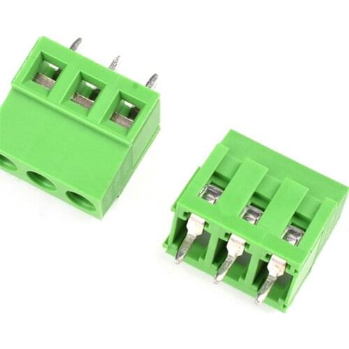 Free Shipping100PCS KF128-7.5-2P KF128-7.5-3P 7.5MM Pitch PCB Screw Terminal Block Splice Terminal KF128 7.5MM 2P 3P green