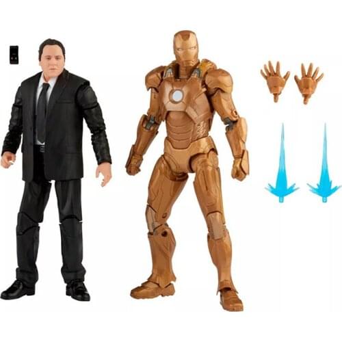 Hasbro Marvel Legends Series 6-inch Iron Man Mark 21 Happy Hogan Action Figure Model Decoration Collection Toy Birthday Gift