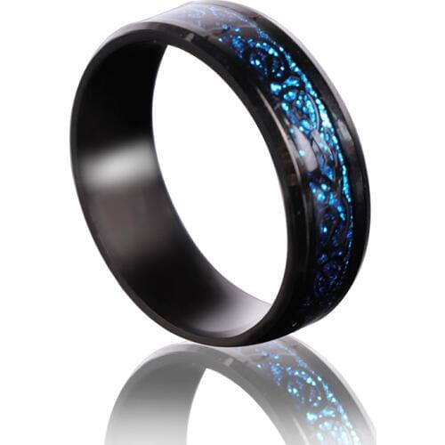 Classic Lovers Ring Fashion Men Stainless Steel Ring Engagement Wedding Accessories Jewelry For Male Friend Party Best Gift