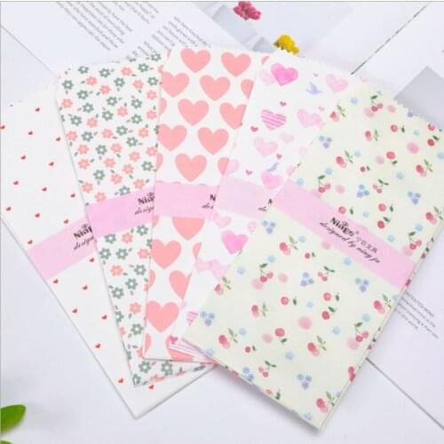 30packs Floral Mini Paper Envelopes Lovely Stationery Gifts Kawaii Envelopes for Wedding Letter Gifts