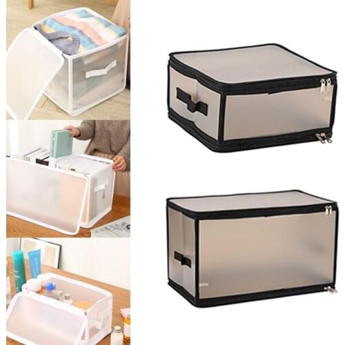 Clothing Storage Box Waterproof Underwear Storage Case Folding Bra Underwear Quilt Clothes Organizer Basket Laundry Basket