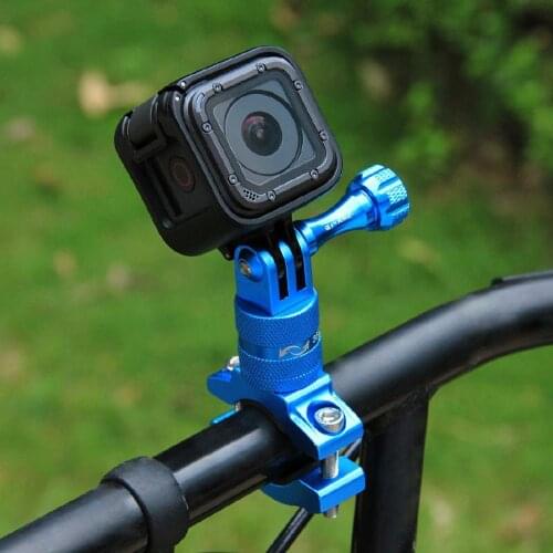 Adapter Mount For GoPro Hero 5 6 7 360 Degree Rotation Bike Aluminum Handlebar Mount+Screw For GoPro HERO 7