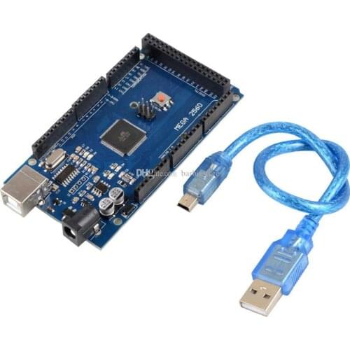 For Arduino ATmega2560-16AU CH340G MEGA 2560 R3 Board + USB Cable B00292