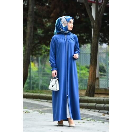 Minahill Pleated Zipper Ferace 2140-06 Indigo 2140-06