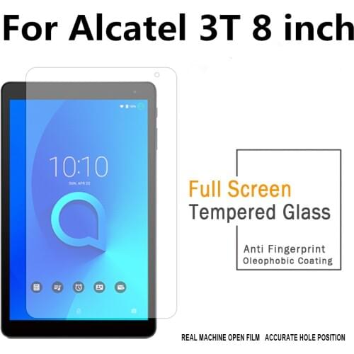 9H tablet Tempered Glass For Alcatel 3T 8 Tablet 8.0 inch screen protector glass Film