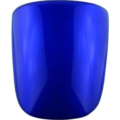 Blue Motorcycle Rear Tail Pillion Passenger Hard Seat Cover Cowl Fairing Seat for Kawasaki Ninja ZX6R ZX-6R 2000 2001 2002 636