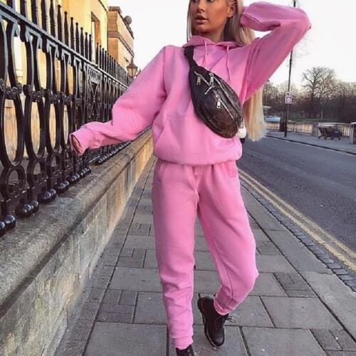 Tracksuit Woman Sportswear Hoodies Sweatpants Sweat Pants Suit Gym Running Set Fitness Jogging 2 Piece Set Spring Autumn Suits