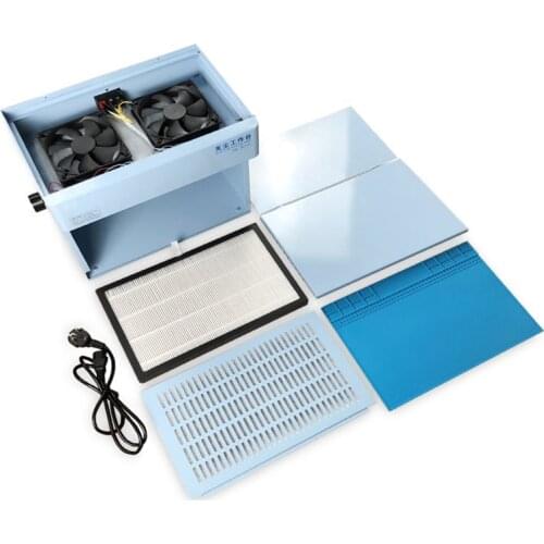 SS-917C Dust-Free Workbench Anti-Dust Adjustable LED Workbench Mobile Phone Repair Filter Purification Workbench