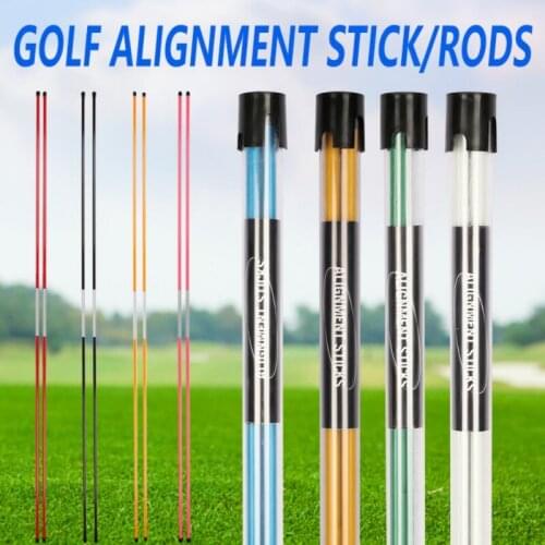 Golf Training Aids Indicator Stick Putter Auxiliary Trainer Alignment Stick Putting Direction Indicator Golf Equipment Tools