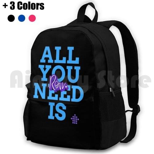 All You Need Is Ron Outdoor Hiking Backpack Waterproof Camping Travel Party Ron All You Need Urban Night Mojito Caribean Good