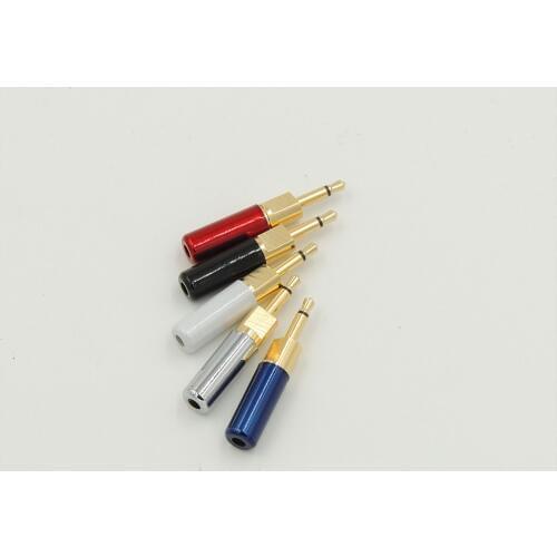 2.5mm male Mono Solder Cable Terminal Audio Jack Plug Connectors