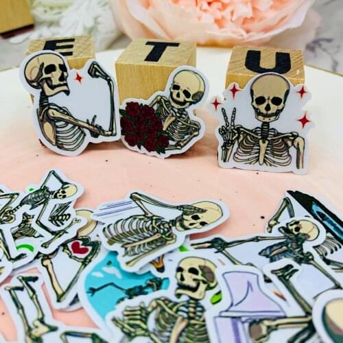 39 pcs Funny gimmick sticker for Halloween kid homemade book stickers on laptop / decorative scrapbooking